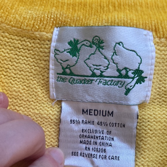 The Quacker Factory Sequin Butterfly Sweater - Picture 2 of 6